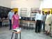 Mr. Sandeep Dutt, Mrs. Parinita Ranpal, Mr. Atul Bhatt and ward president looking at lab 